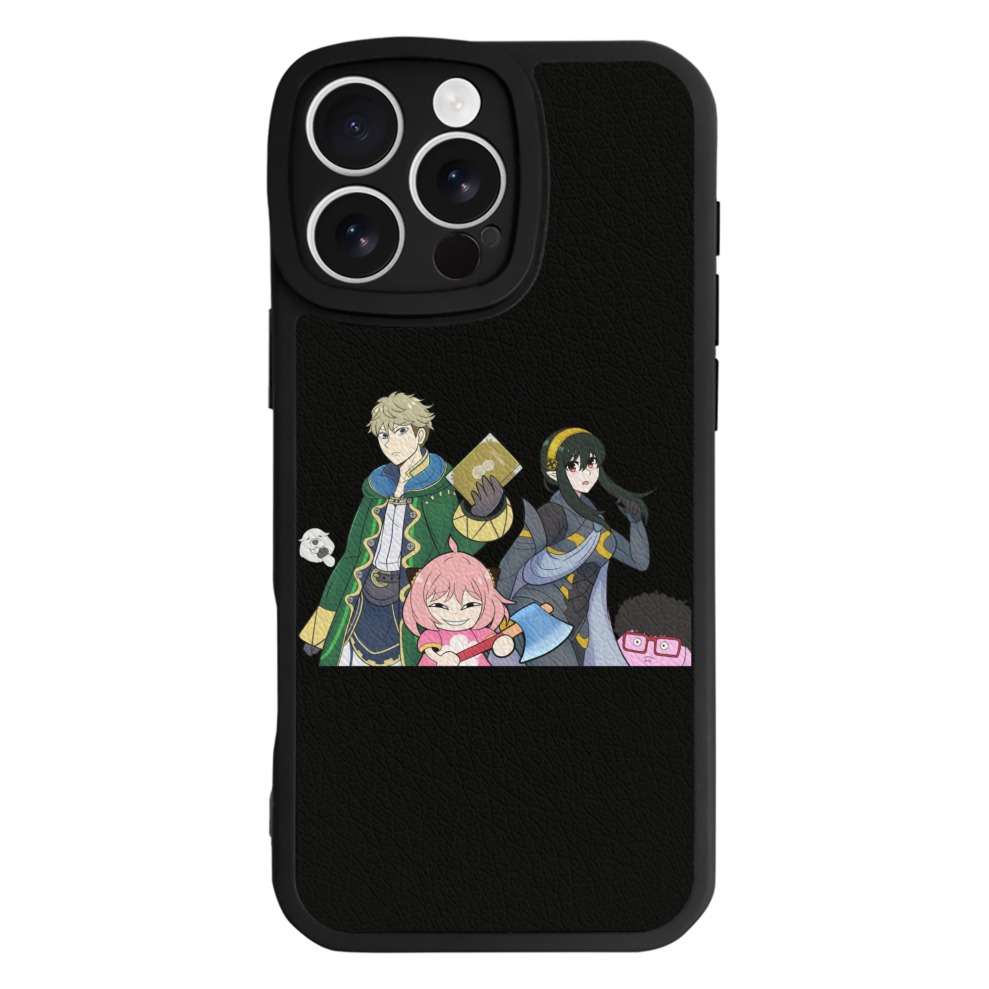 （画像用） SPY×FAMILY间谍家家酒 【iPhone 16シリーズ対応】シリコンスマホケース（レザー調） 材質：シリコン